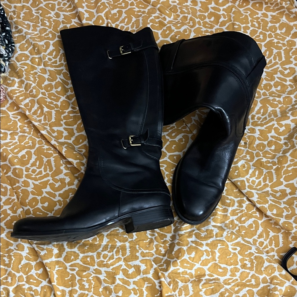 Naturalizer Black Over the Knee Boots